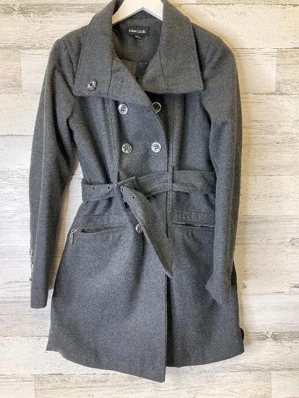 women's wool coats -Coat Wool By New Look In Grey, Size: S