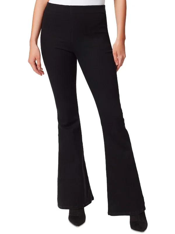 trendy pants for women -Womens Mid Rise Soft Sculpt Flared Jeans