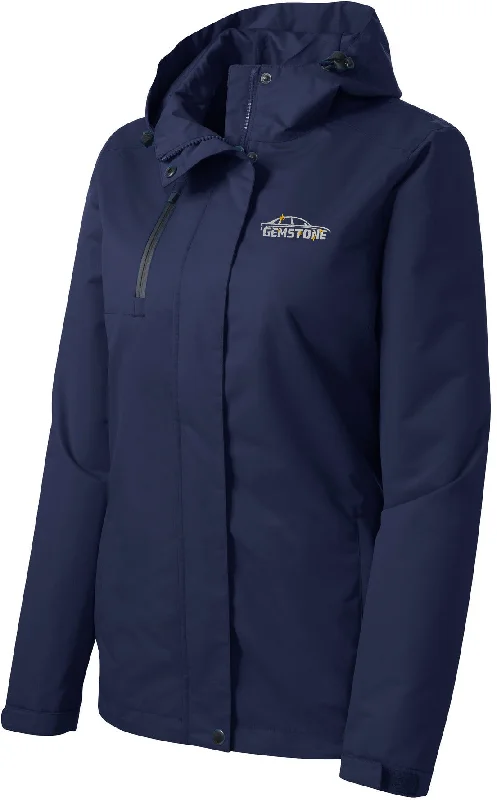 women's denim jackets -Port Authority Ladies All-Conditions Jacket