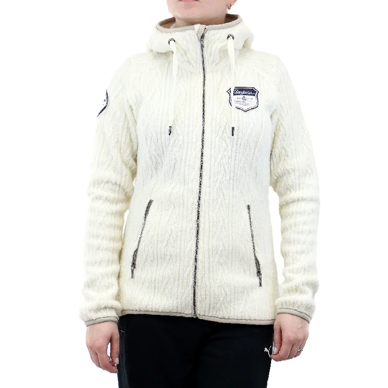 down jackets for women -Bergans of Norway Bergflette Lady Jacket  - Cream - Womens