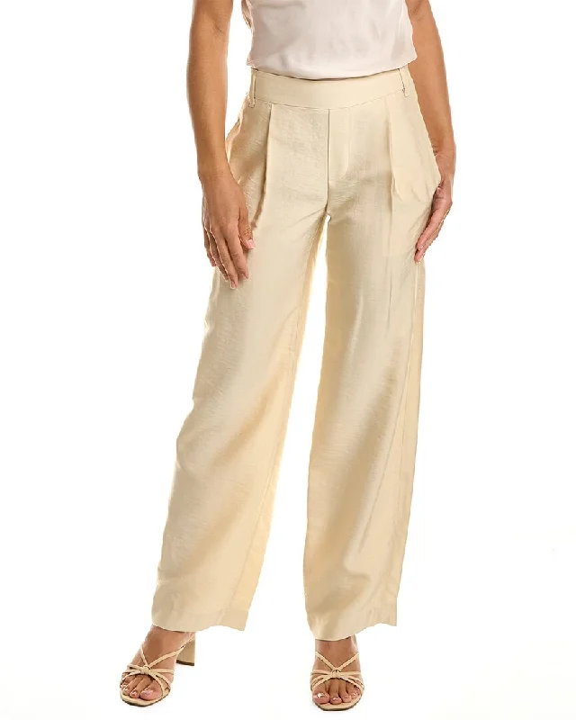 printed trousers for women -Vince Straight Pant