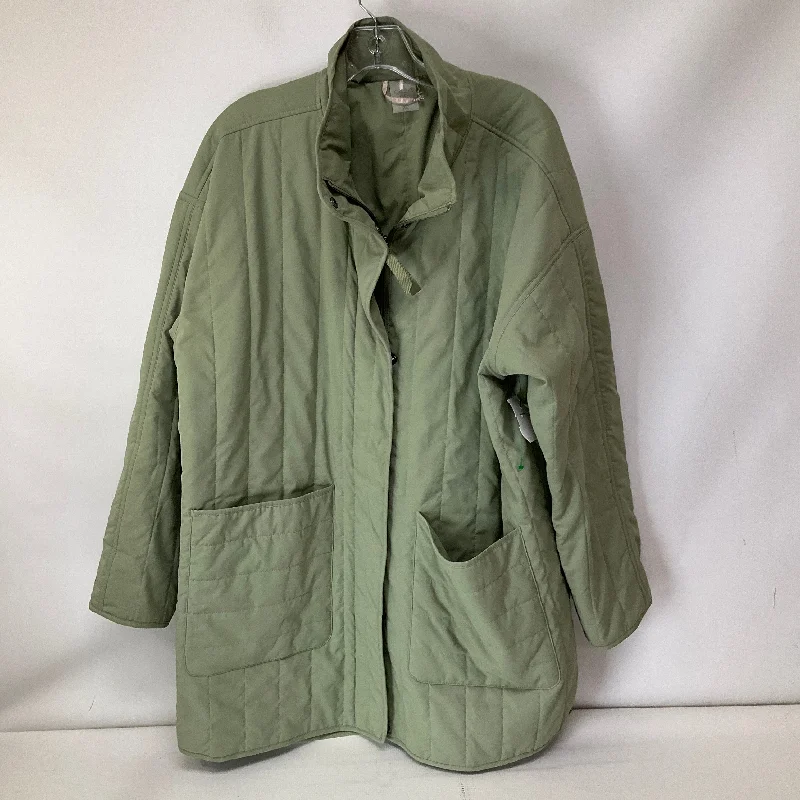 vintage-inspired jackets for women -Coat Puffer & Quilted By Calia In Green, Size: Xl