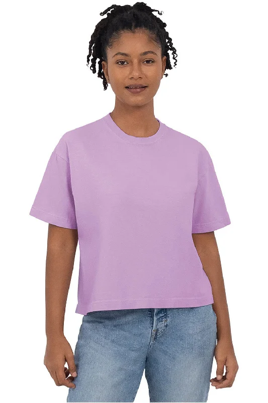 fitted blouses for women -Comfort Colors Womens Short Sleeve Crewneck T-Shirt - Orchid Purple