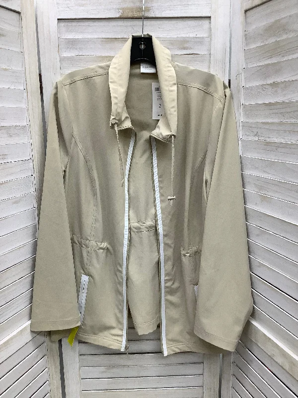 oversized winter coats for women -Coat Raincoat By Chicos In Tan, Size: 20