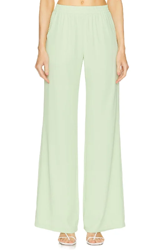 formal wide leg pants for women -Vera Pant In Cucumber