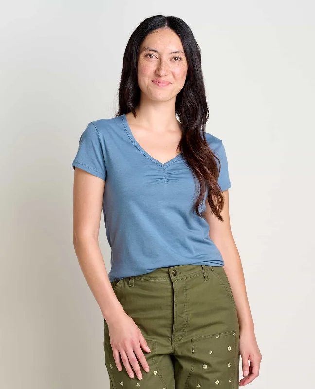 sleeveless tops for women -Rose Short Sleeve Tee