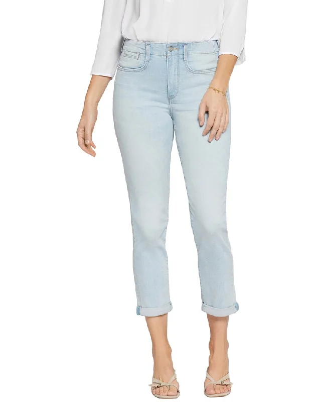 breathable trousers for women -NYDJ High-Rise Hollywood Brightside Girlfriend Jean