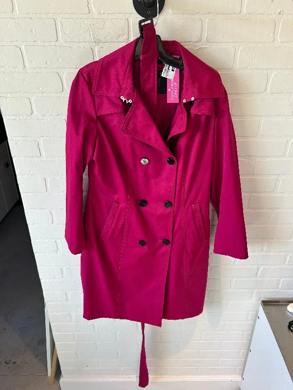 long trench coats for women -Coat Peacoat By Dawn Levy In Pink, Size: L