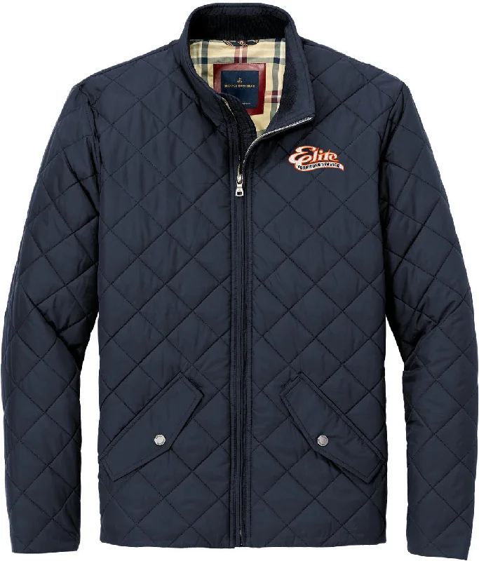 warm winter coats for women -Brooks Brothers Quilted Jacket