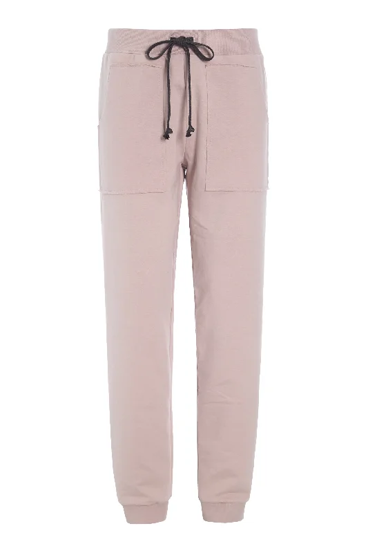 women's stretchable trousers -Henriette Steffensen Nude Sweat Trousers