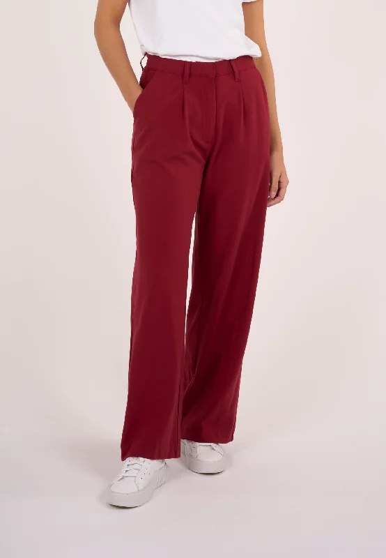 ankle-length leggings for women -POSEY loose pant - Rhubarb