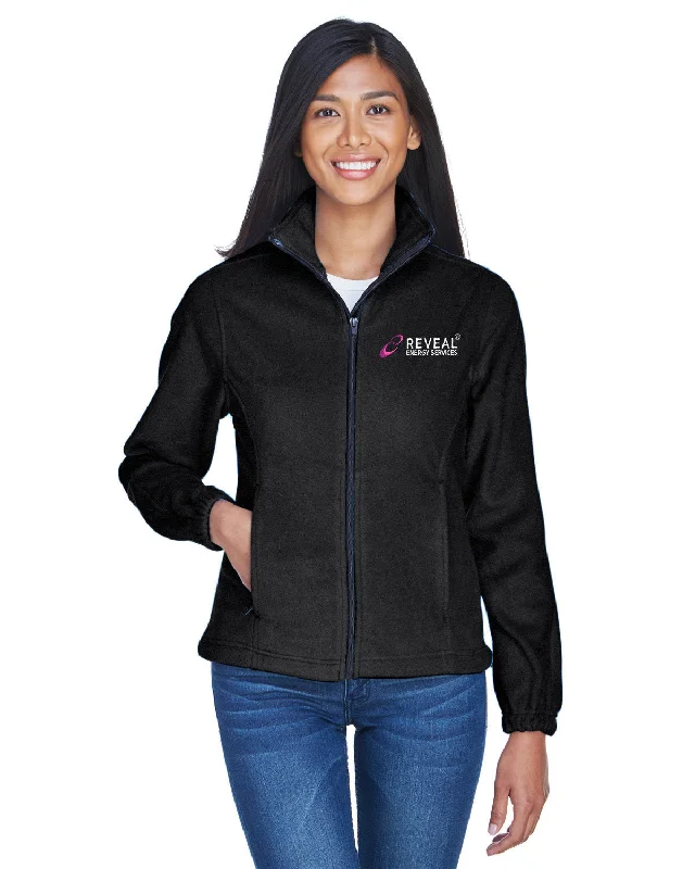 everyday coats for women -UltraClub Ladies Iceberg Fleece Full-Zip Jacket