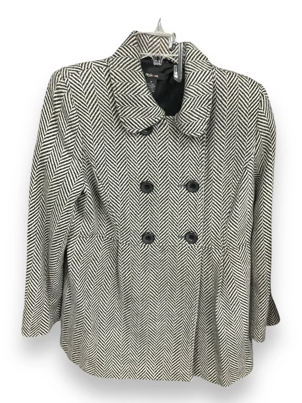 business casual coats for women -Coat Wool By Style And Company In Grey, Size: S