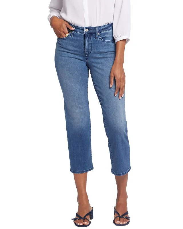 women's high waist pants -NYDJ Relaxed Piper Crop