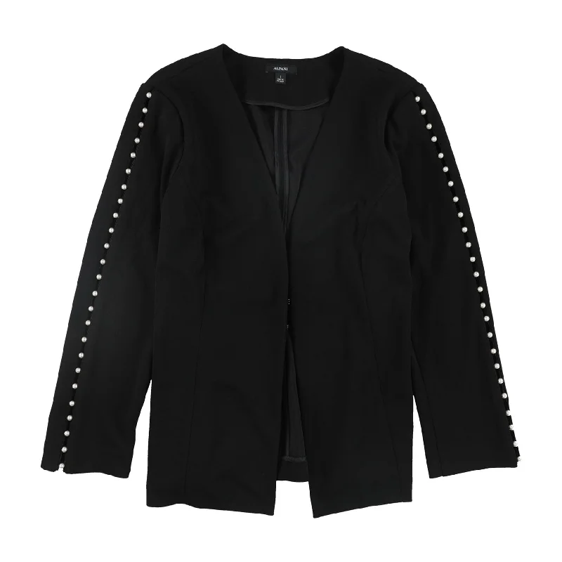 stylish blazers for women -Alfani Womens Pearl Blazer Jacket