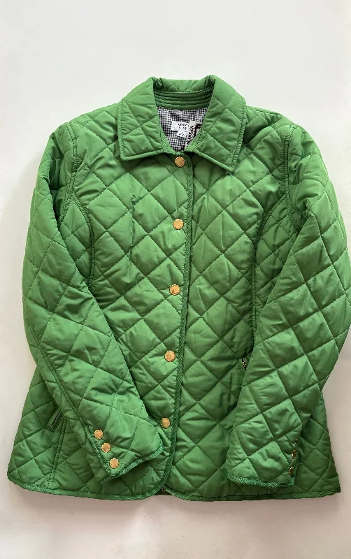 everyday coats for women -Coat Puffer & Quilted By Crown And Ivy In Green, Size: S