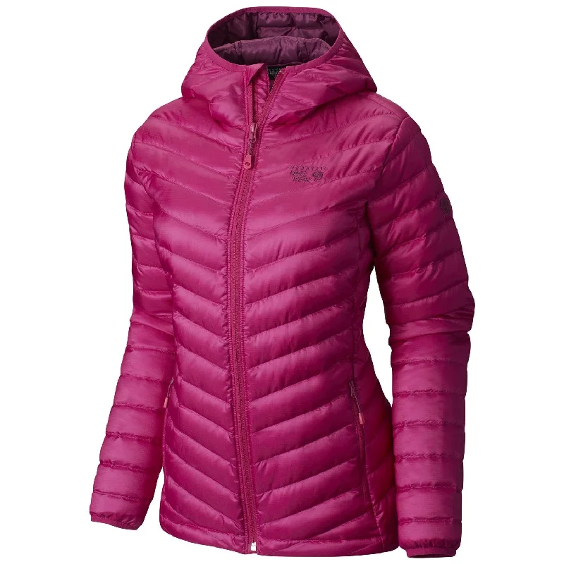 asymmetrical coats for women -Mountain Hardwear Nitrous Hooded Down Jacket - Women's