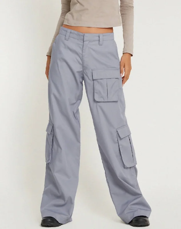 breathable trousers for women -Lovis Trouser In Gray