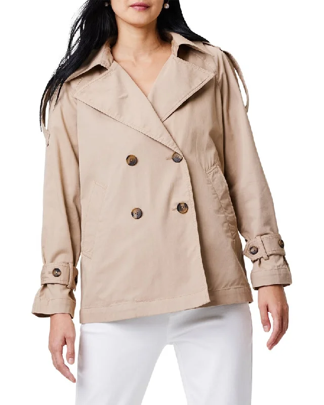 women's wool coats -NIC+ZOE Femme Trench Coat