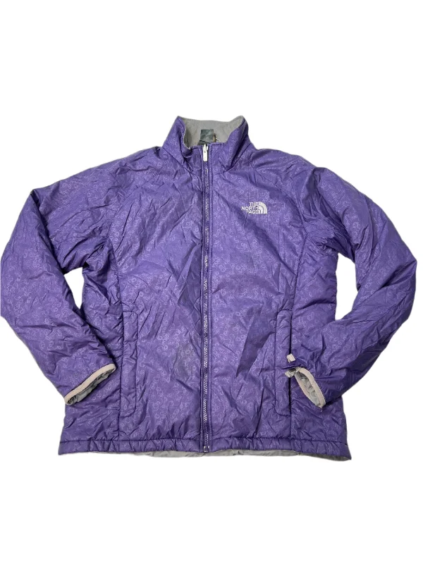 stylish plaid coats for women -Coat Puffer & Quilted By North Face In Purple, Size: L