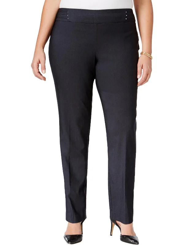 women's harem pants -Plus    Womens High Rise Slim Skinny Pants