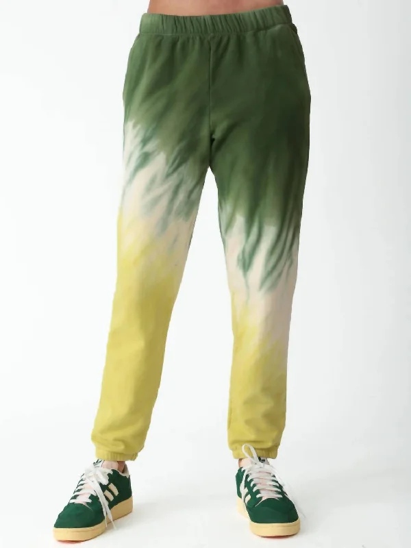 formal wide leg pants for women -Siesta Sweatpants Jogger In Olive