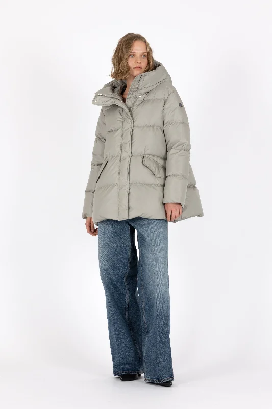 casual hooded jackets for women -DOWN JACKET ONA