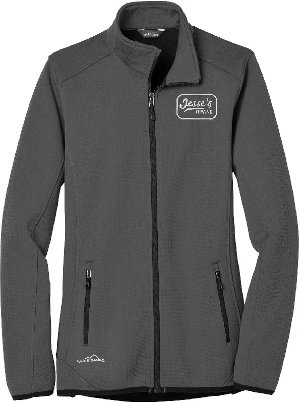 slim fit coats for women -Eddie Bauer Ladies Dash Full-Zip Fleece Jacket