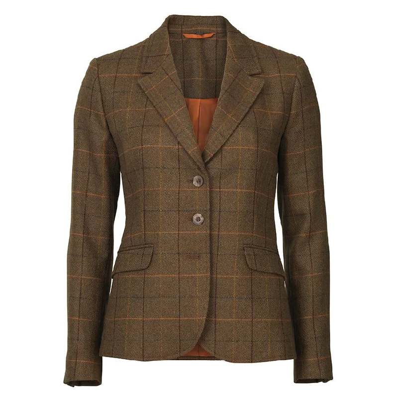 oversized coats for women -Laksen Lady's Cara Tweed Dress Jacket