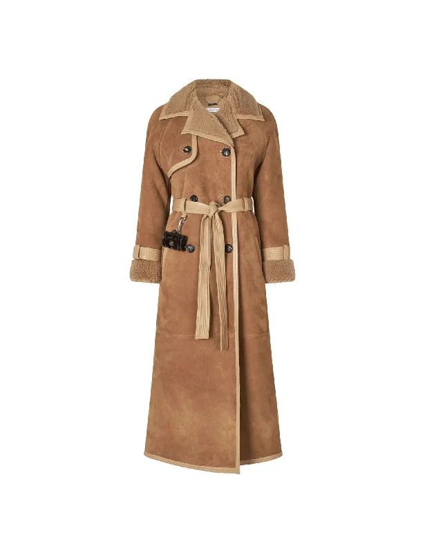 oversized coats for women -Alexa Trenchcoat — Tan