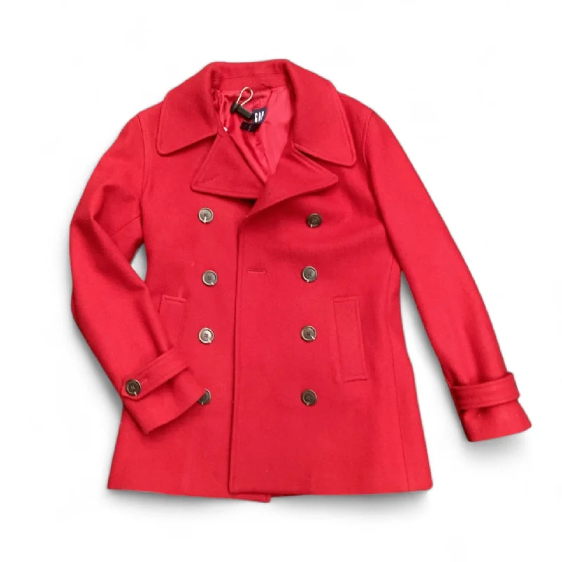 women's denim jackets -Coat Other By Gap In Red, Size: S