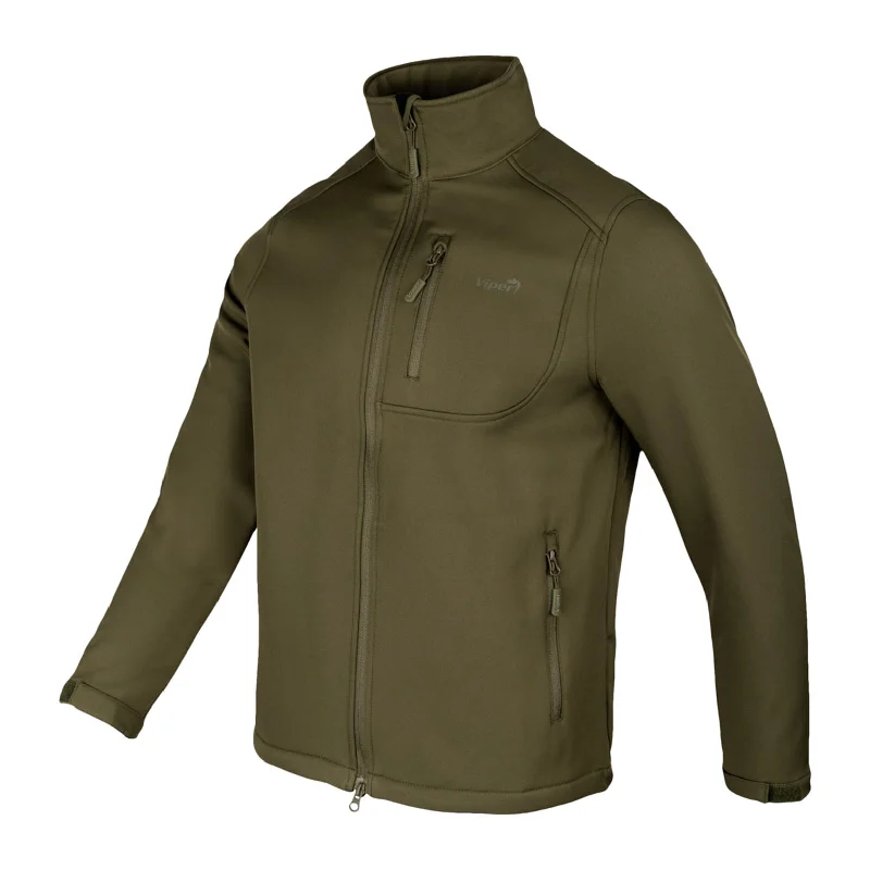 elegant fitted coats for women -Viper Covert Softshell Jacket