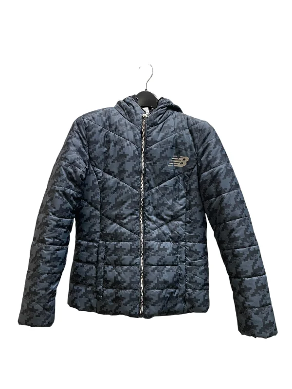 wool blend coats for women -Coat Puffer & Quilted By New Balance In Blue, Size: S