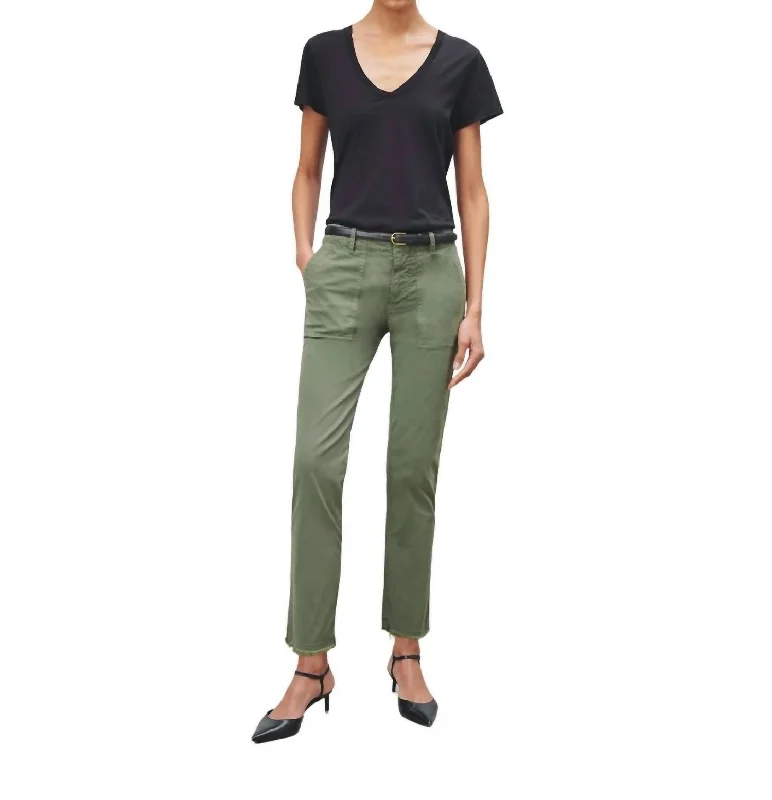 ankle-length leggings for women -Jenna Pant In Camo