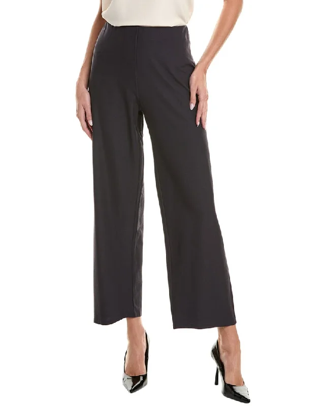 bell-bottom pants for women -EILEEN FISHER High-Waist Straight Ankle Pant