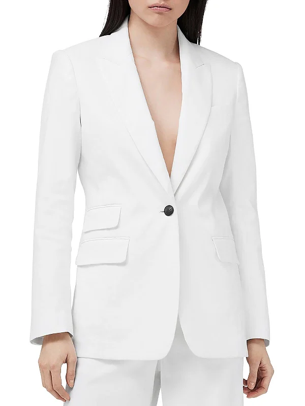 stylish blazers for women -Foster Womens Suit Separate Work Wear One-Button Blazer