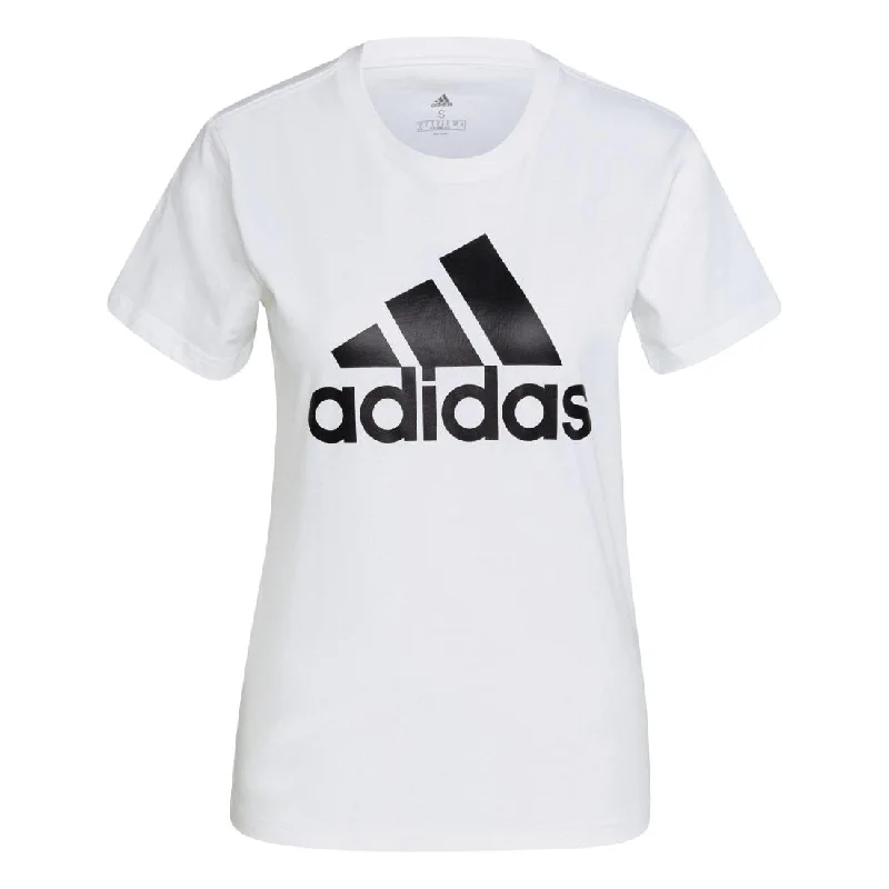 sleeveless summer tops for women -adidas Essentials Logo Tee - Women