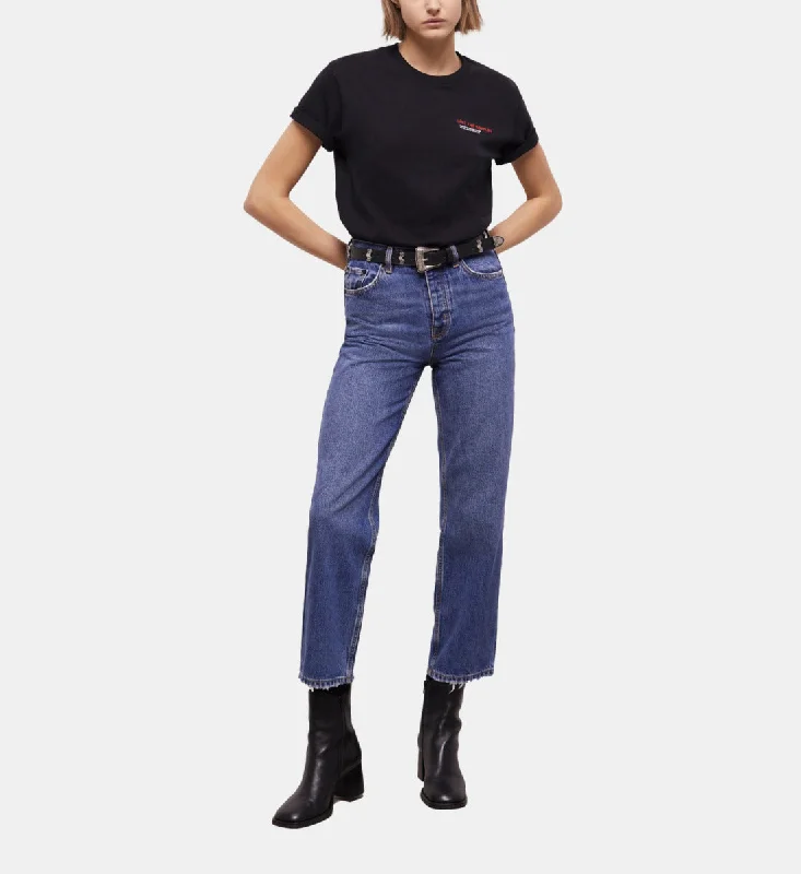 summer pants for women -Straight-cut Jeans