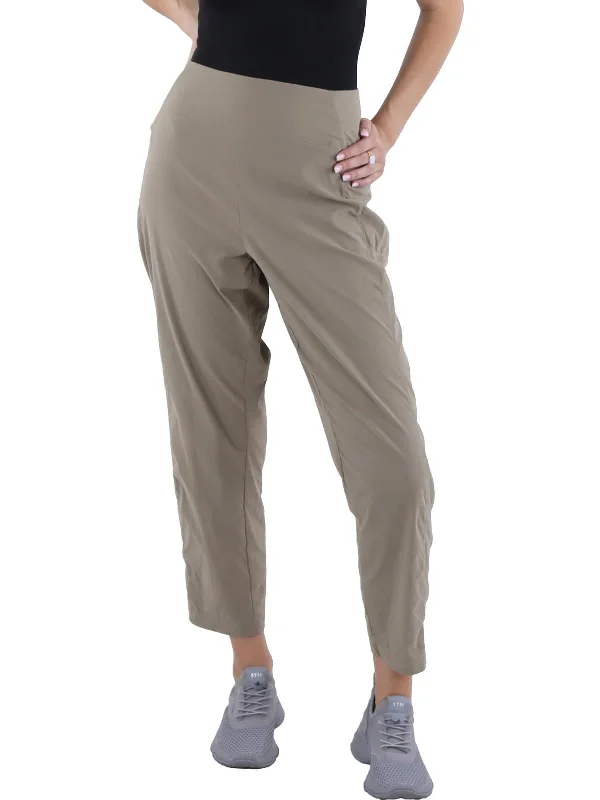 streetwear pants for women -Womens High Rise UPF 50 Ankle Pants