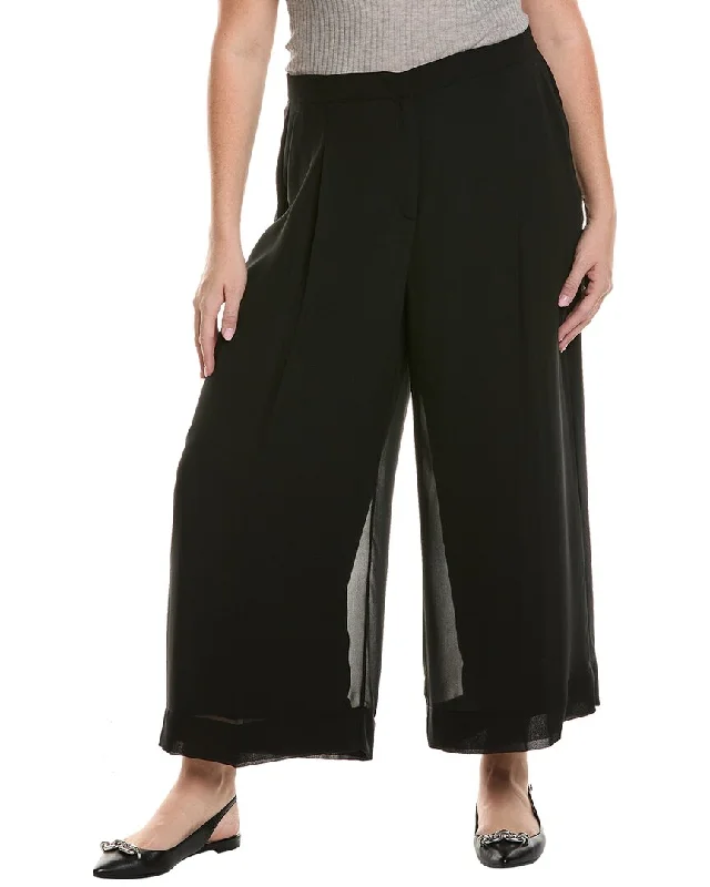 boho style pants for women -Marina Rinaldi Plus Radioso Trouser