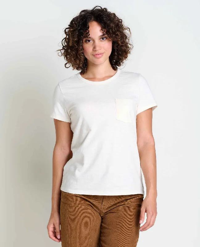 eco-friendly tops for women -Women's Primo Short Sleeve Crew