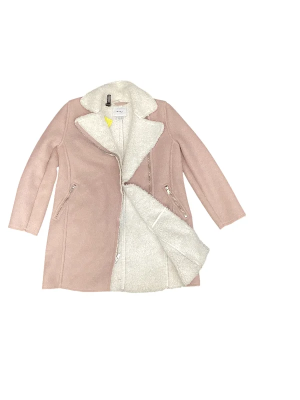 wool blend coats for women -Coat Wool By Old Navy In Pink, Size: Xsp