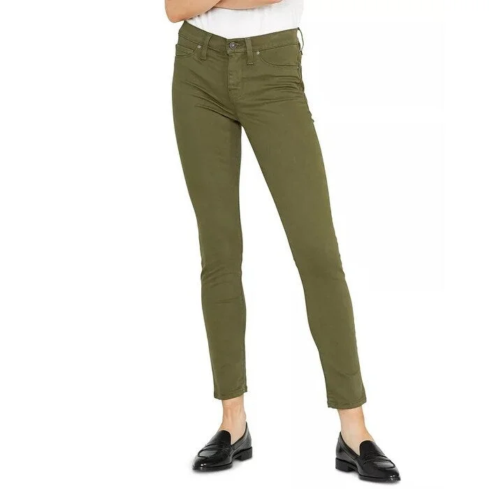 breathable cotton pants for women -Hudson Jeans Women's Nico Skinny Ankle In Troop Green Size Square 30 - Square 30