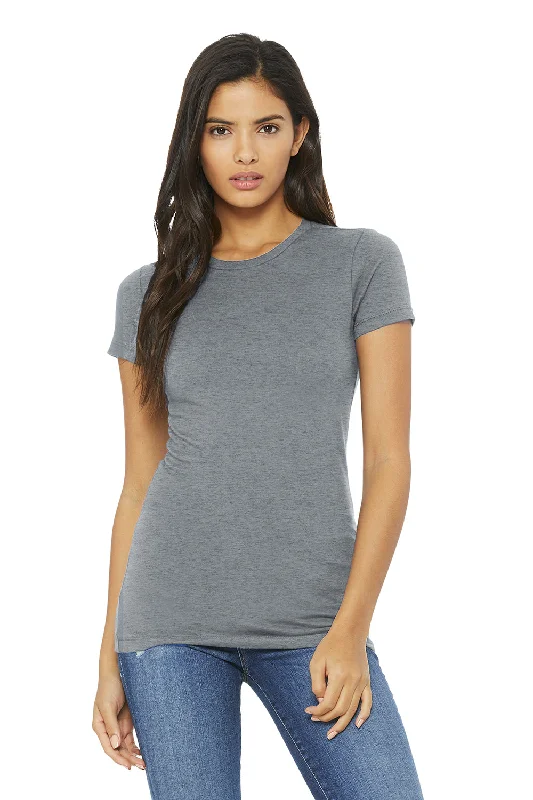 lightweight summer tops for women -Bella + Canvas Womens The Favorite Short Sleeve Crewneck T-Shirt - Heather Grey