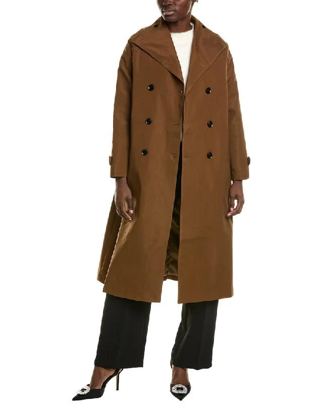 classic pea coats for women -Beulah Trench Coat