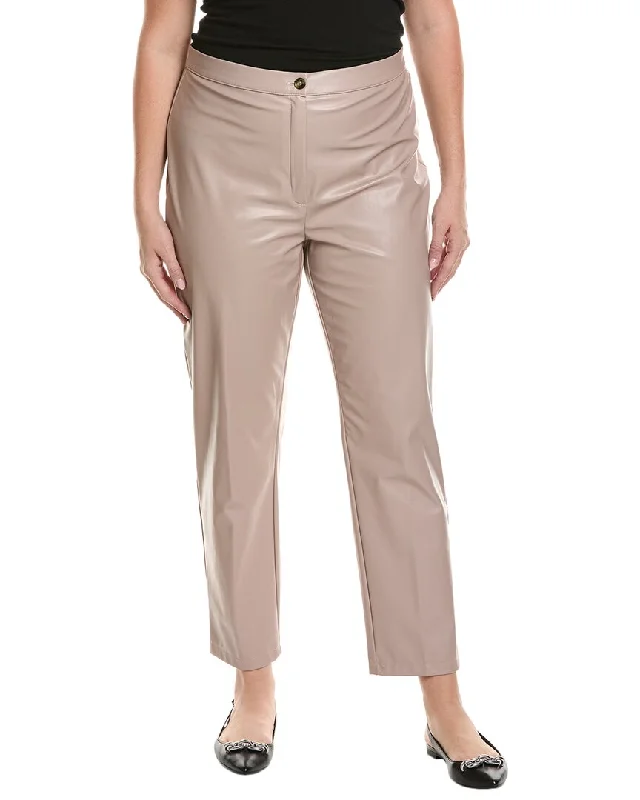 classic fit trousers for women -Marina Rinaldi Plus Reims Trouser