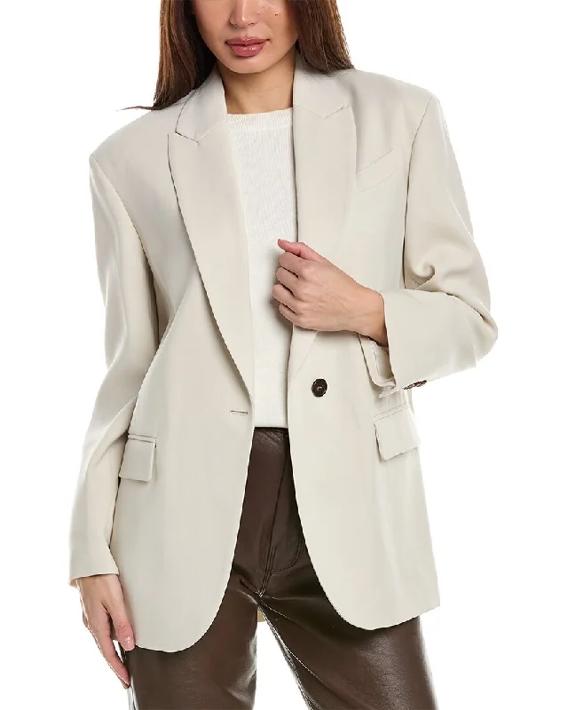 casual hooded jackets for women -Brunello Cucinelli Blazer