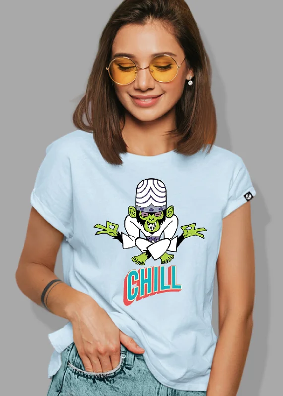 everyday tops for women -Chill Women half sleeve T-shirt