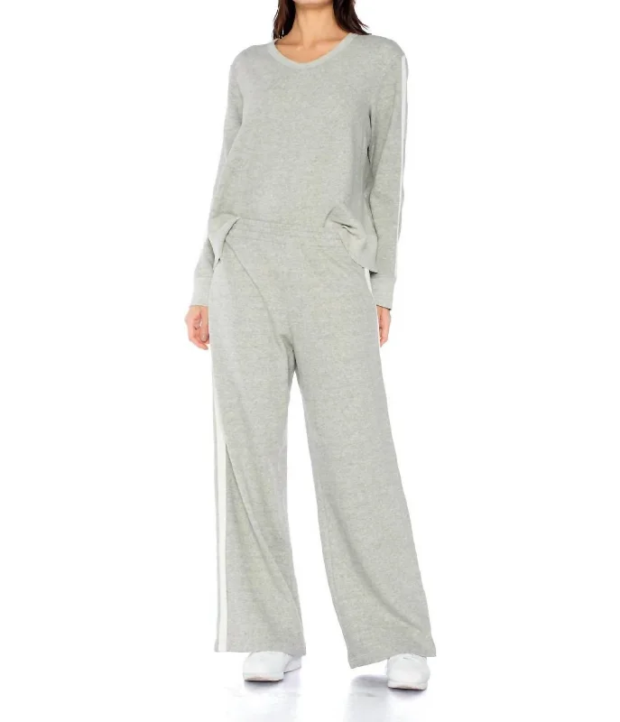 travel pants for women -Track Pants In Grey