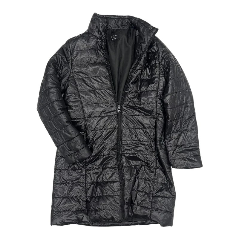 thick fleece coats for women -Coat Puffer & Quilted By Cme In Black, Size:L